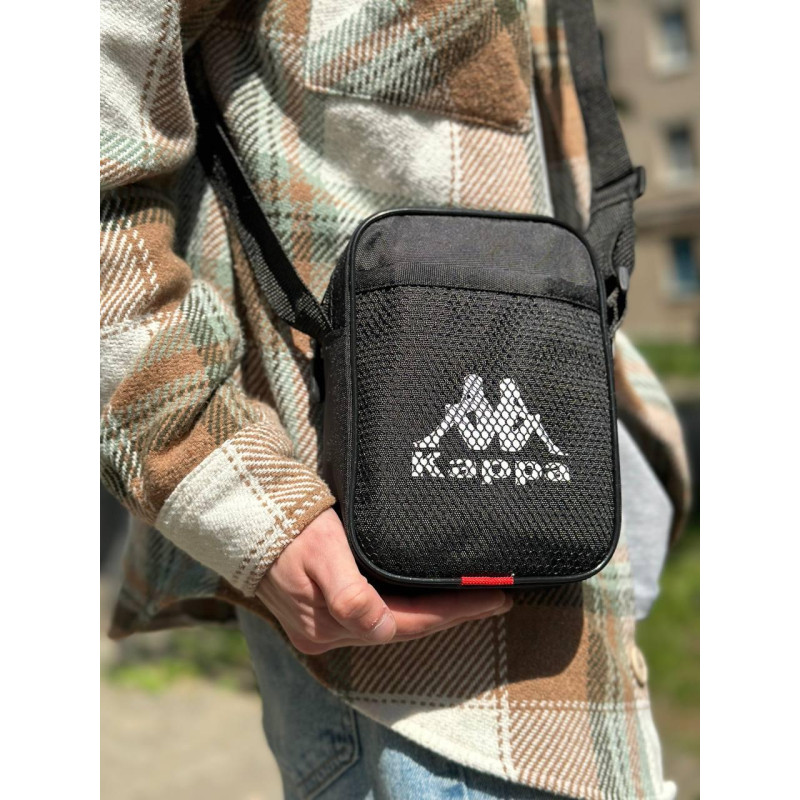 Сумка Kappa чоловіча спортивна сумка через плече Каппа месенджер спортивний Kappa чоловіча через плече