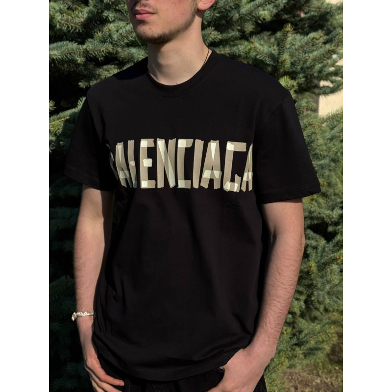 Футболка Balenciaga мужская спортивная бейсболка летняя Баленсиага новая коллекция футболка мужская Баленси сп
