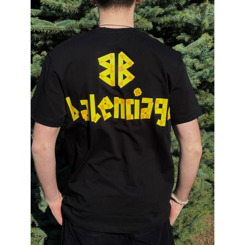 Футболка Balenciaga мужская спортивная бейсболка летняя Баленсиага новая коллекция футболка мужская Баленси сп