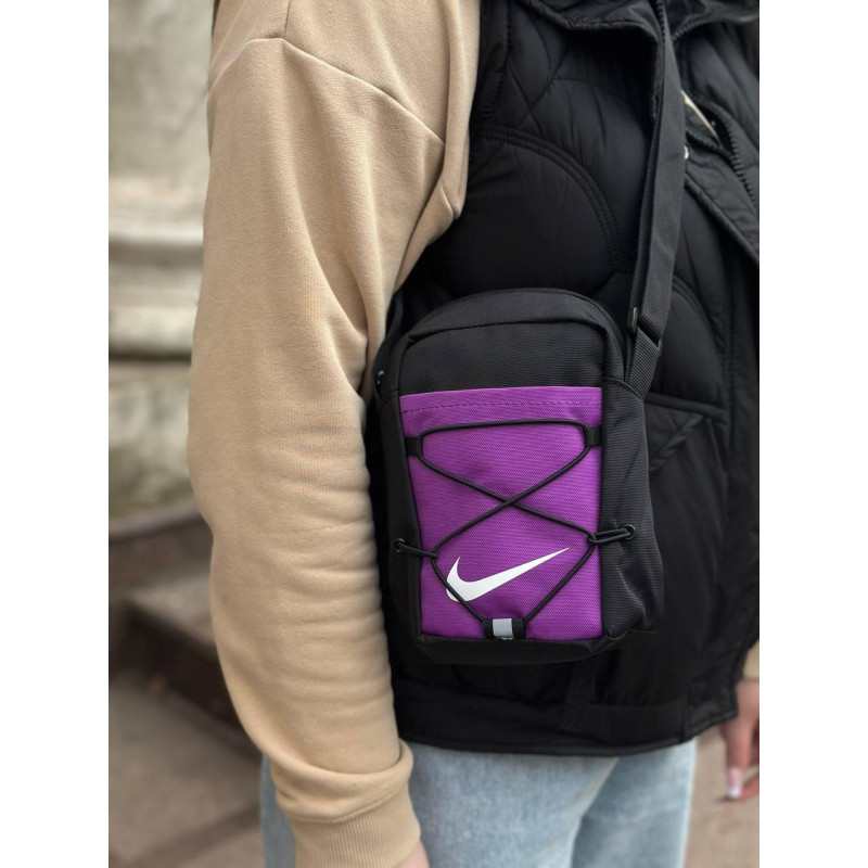 Сумка Nike спортивна сумка через плече Найк месенджер чоловічий Найк барсетка спортивна сумка