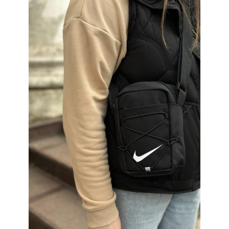 Сумка Nike спортивна сумка через плече Найк месенджер чоловічий Найк барсетка спортивна сумка