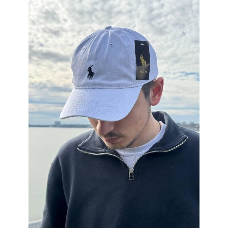 Кепка чоловіча Polo Ralph Lauren літня чорна кепка бейсболка Поло Ральф Лоурен спортивна чоловіча кепка Поло