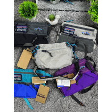 Чорна сумка через плече Patagonia Crossbody з нейлону, спортивна месенджер-сумка Патагонія 22х16 см з бірками та упаковкою