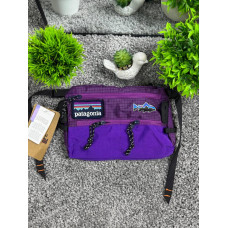 Фіолетова сумка через плече Patagonia Crossbody з нейлону, спортивна месенджер-сумка Патагонія 22х16 см з бірками та упаковкою