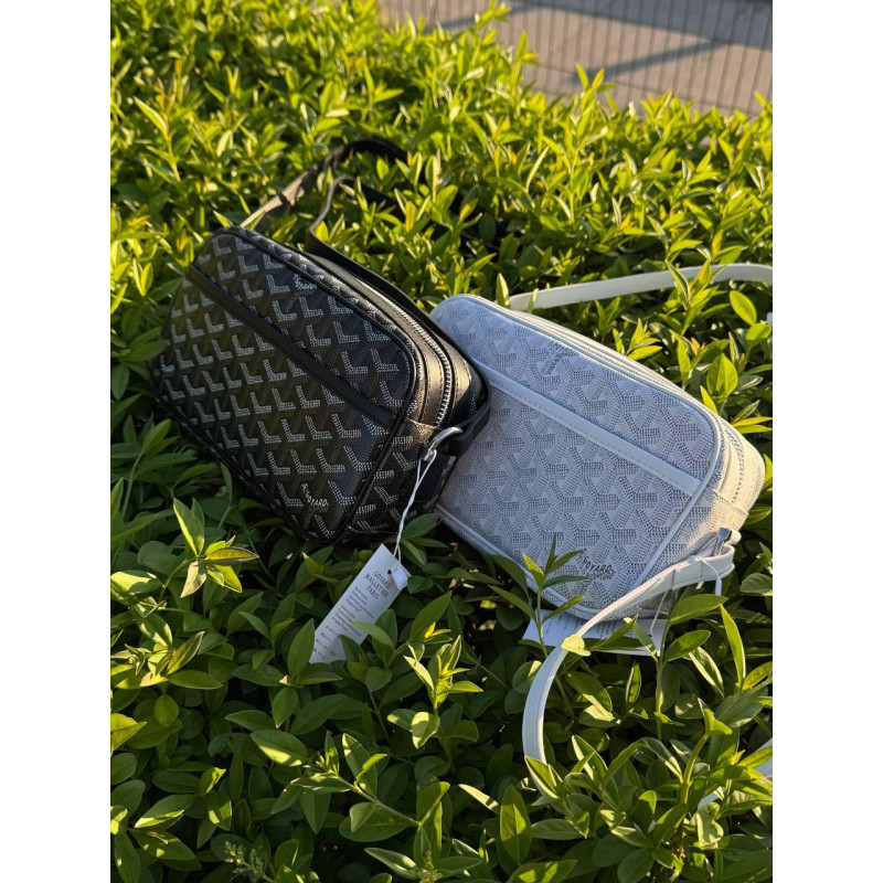 Сумка Goyard мужская кожаная сумка люкс Гоярд сумка через плечо барсетка мужская спортивная летняя черная мессенджер кросбоди сумк
